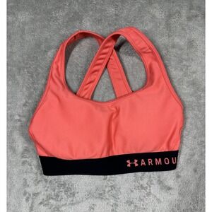 Under Armour Sports Bra Womens Small Racerback Athletic Gym Yoga Training Workou